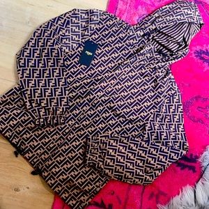 Fendi reversible windbreaker medium